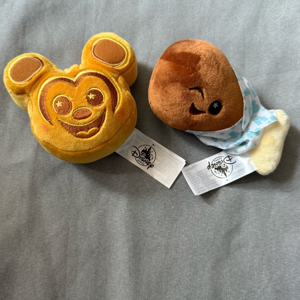 Disney Plush Toy Duo - Gold and Brown
